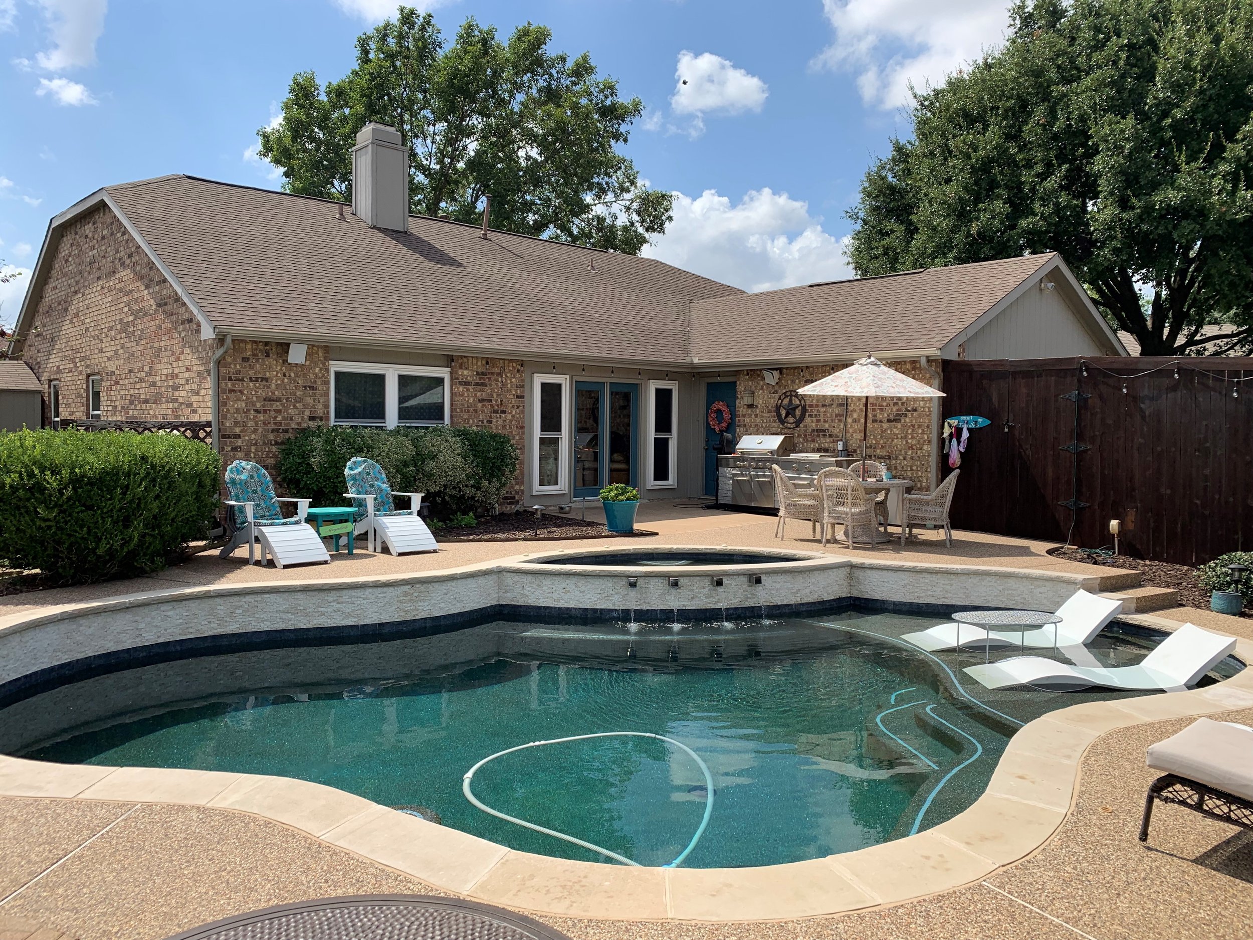 Cline backyard transformation